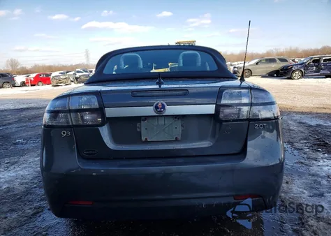 2010 Saab 9-3 2.0T из США, поврежденный, VIN YS3FB79Y7A6000669